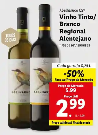 Vinho Tinto/ Branco Regional Alentejano 0,75L