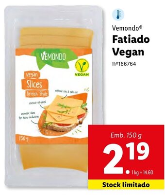 Vemondo Fatiado Vegan 150g