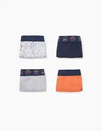 Zippy Pack 4 boxers de algodão para menino 'monstros', multicolor promoção