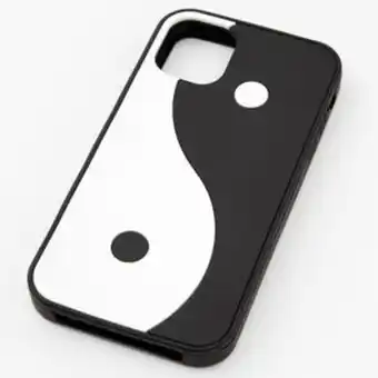 Claire's Black & white yin yang phone case - fits iphone® 11 promoção