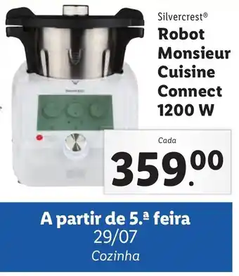 Lidl Silvercrest Robot Monsieur Cuisine Connect 1200W promoção