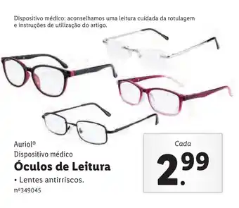 Lidl Auriol Óculos de Leitura promoção