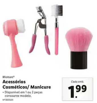 Lidl Miomare Acessórios Cosméticos/ Manicure promoção