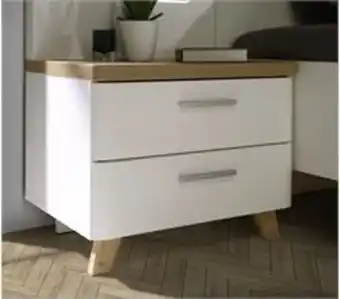 Conforama Mesa de cabeceira 2 gavetas olinda promoção
