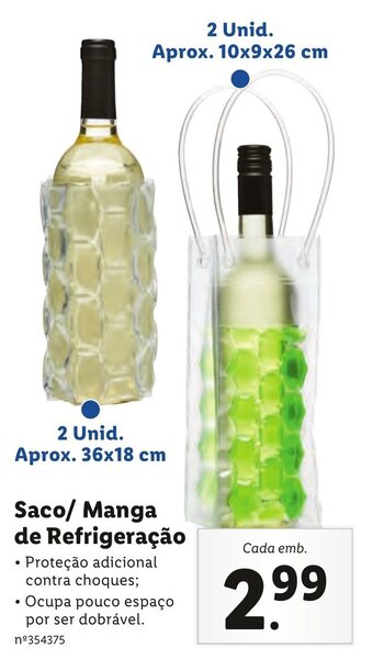 Lidl Saco/ Manga de Refrigeração promoção