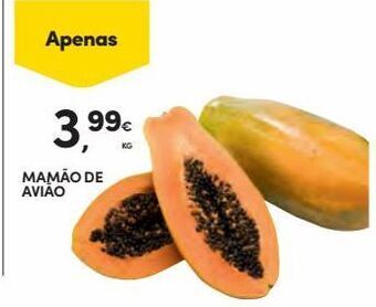 Continente Mamão promoção
