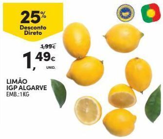 Continente Limão promoção
