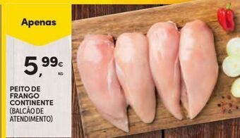 Continente Peito de frango continente promoção