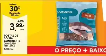 Continente Peixe continente promoção