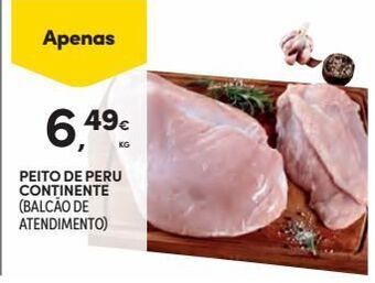 Continente Peito de peru continente promoção