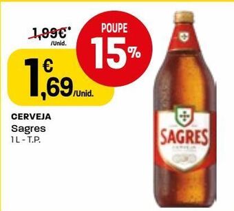 Intermarché Cerveja sagres promoção