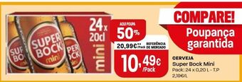 Intermarché Cerveja super bock promoção