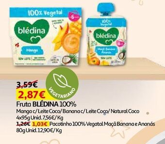 Auchan Fruta bledina promoção