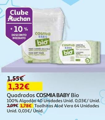 Toalhitas cosmia baby