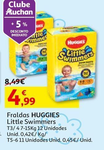 Auchan Fraldas huggies promoção