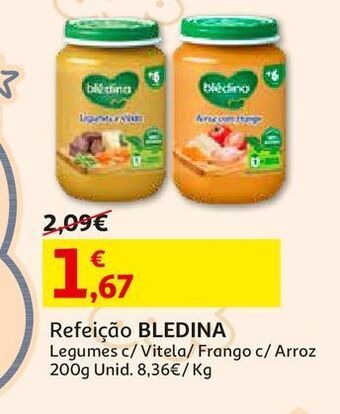 Auchan Refeição bledina promoção