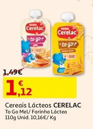 Auchan Cereais lácteos cerelac promoção