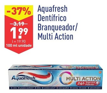 ALDI Aquafresh Dentífrico Branqueador/ Multi Action 100ml promoção