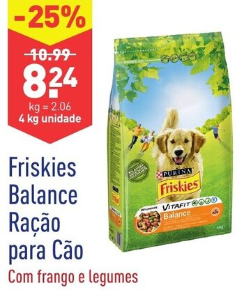 ALDI Friskies Balance Ração para Cão 4kg promoção