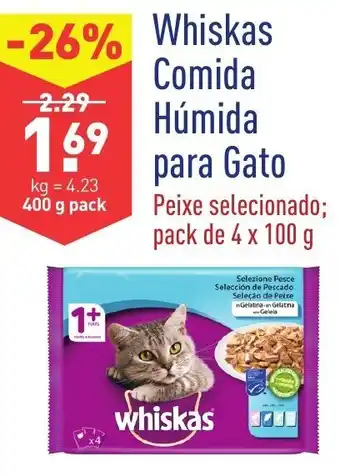 Whiskas Comida Húmida para Gato 4x100g