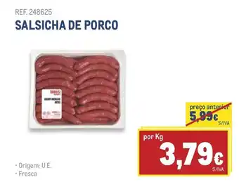 Salsicha de Porco