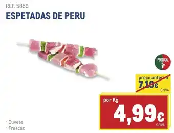 Makro Espetadas de Peru promoção