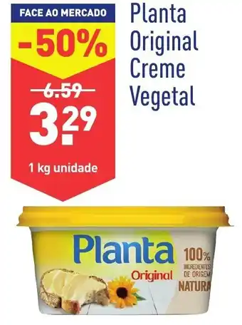 ALDI Planta Original Creme Vegetal 1kg promoção