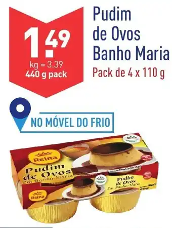 Pudim de Ovos Banho Maria 4x110g