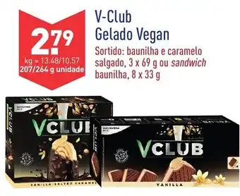ALDI V-Club Gelado Vegan 207/264g promoção