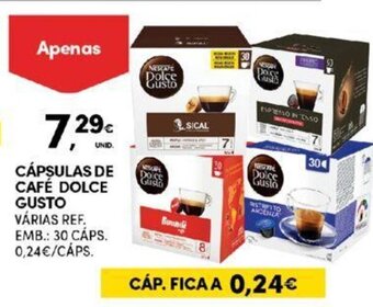 Continente Cápsulas de Café Dolce Gusto promoção