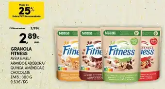 Continente Granola Fitness 300g promoção