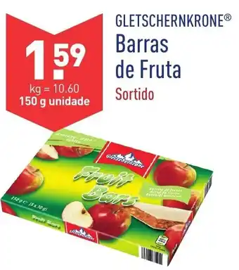 ALDI Barras de Fruta 150g promoção
