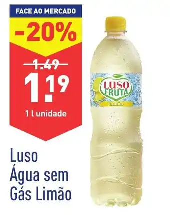 ALDI Luso Água sem Gás Limão1L promoção