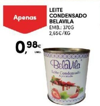 Continente Leite Condensado Belavila 370g promoção