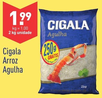 ALDI Cigala Arroz Agulha 2kg promoção