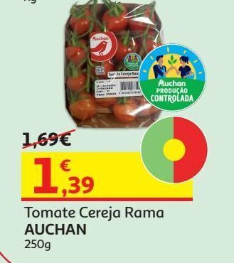 Tomate cereja rama auchan produção controlada 250 g