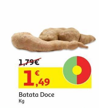 Auchan Batata doce kg promoção