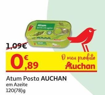 Auchan Atum posta auchan em azeite 120(78)g promoção