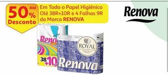 Auchan Papel higiénico renova promoção