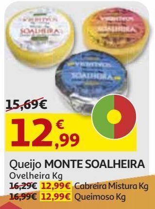 Auchan Queijo monte soalheira promoção