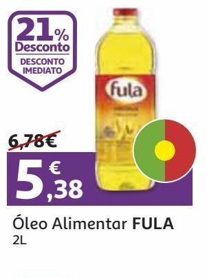 Auchan Óleo alimentar fula 2l promoção