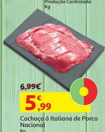 Auchan Porco nacional cachaço italiana kg promoção