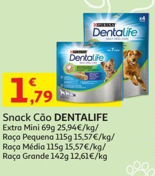 Auchan Snack cão dentalife promoção