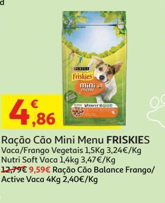 Auchan Ração cão friskies promoção