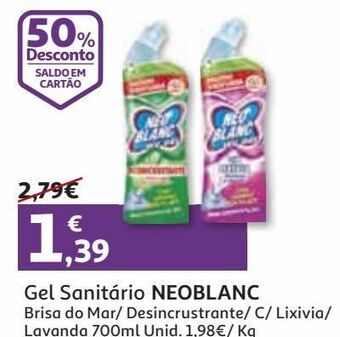 Auchan Gel sanitário neoblanc promoção