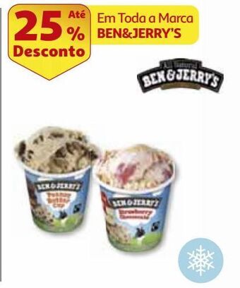 Auchan Gelado ben & jerry's promoção