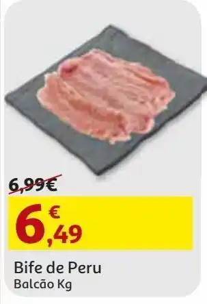 Auchan Bife peru balcao kg promoção