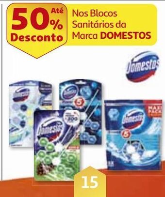 Auchan Bloco sanitário domestos promoção