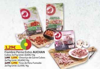 Auchan Chouriço de carne auchan promoção
