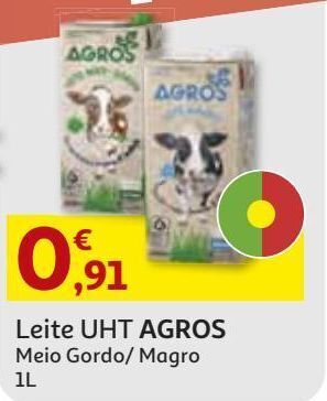 Auchan Leite uht agros promoção